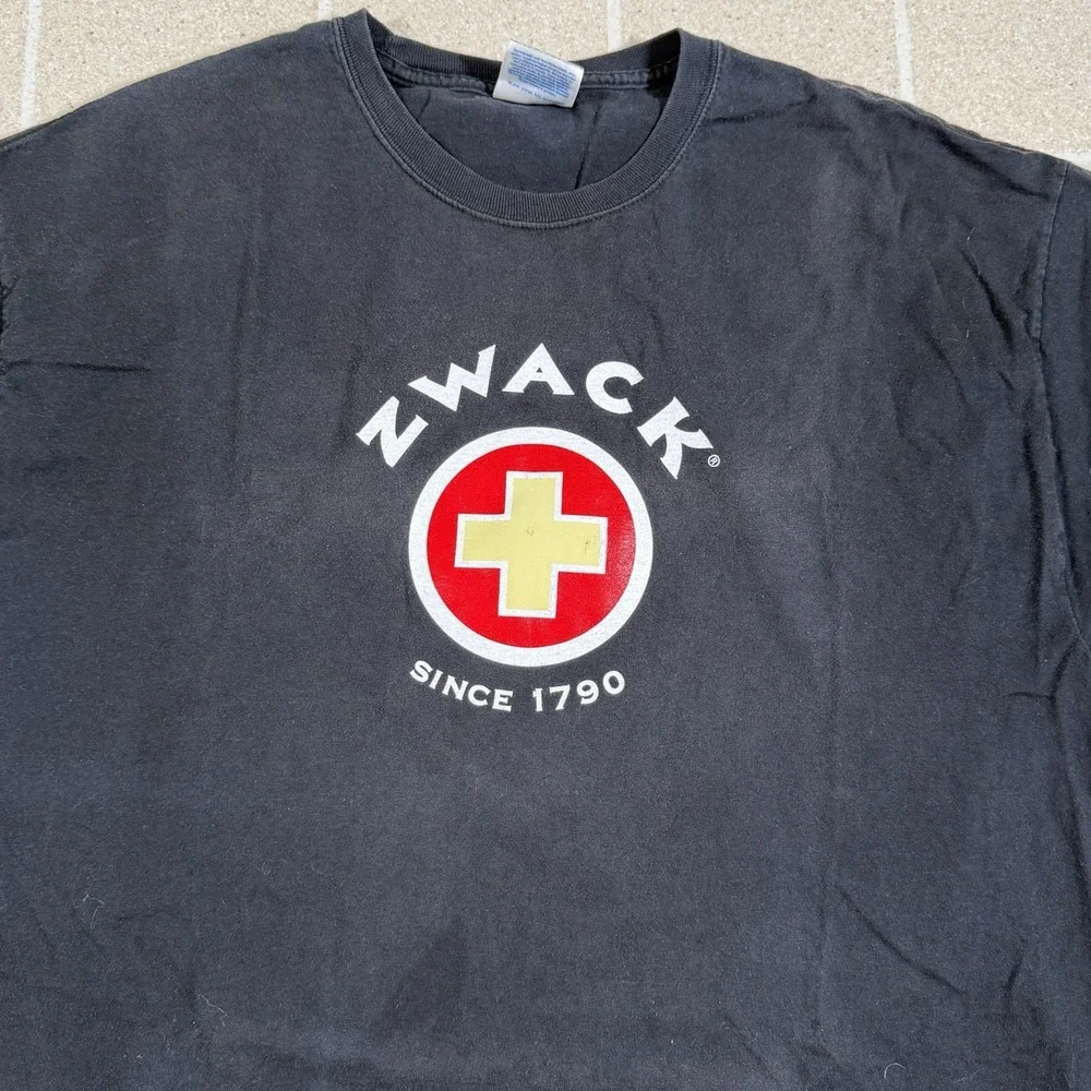 vintage ZWACK GOLD CROSS T-Shirt LARGE liquor drink snack Sz XL